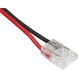 COB Dry Clear 0.45 inch Crimp Connectors, Tape to Supply Lead