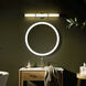 Rosh LED 32 inch Black Bath Bar Wall Light, Large