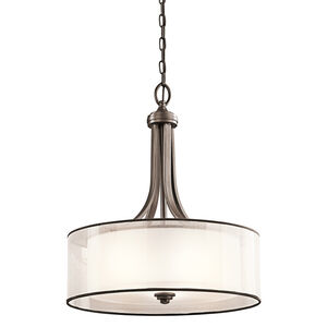 Lacey 4 Light 20 inch Mission Bronze Shade Pendants Ceiling Light