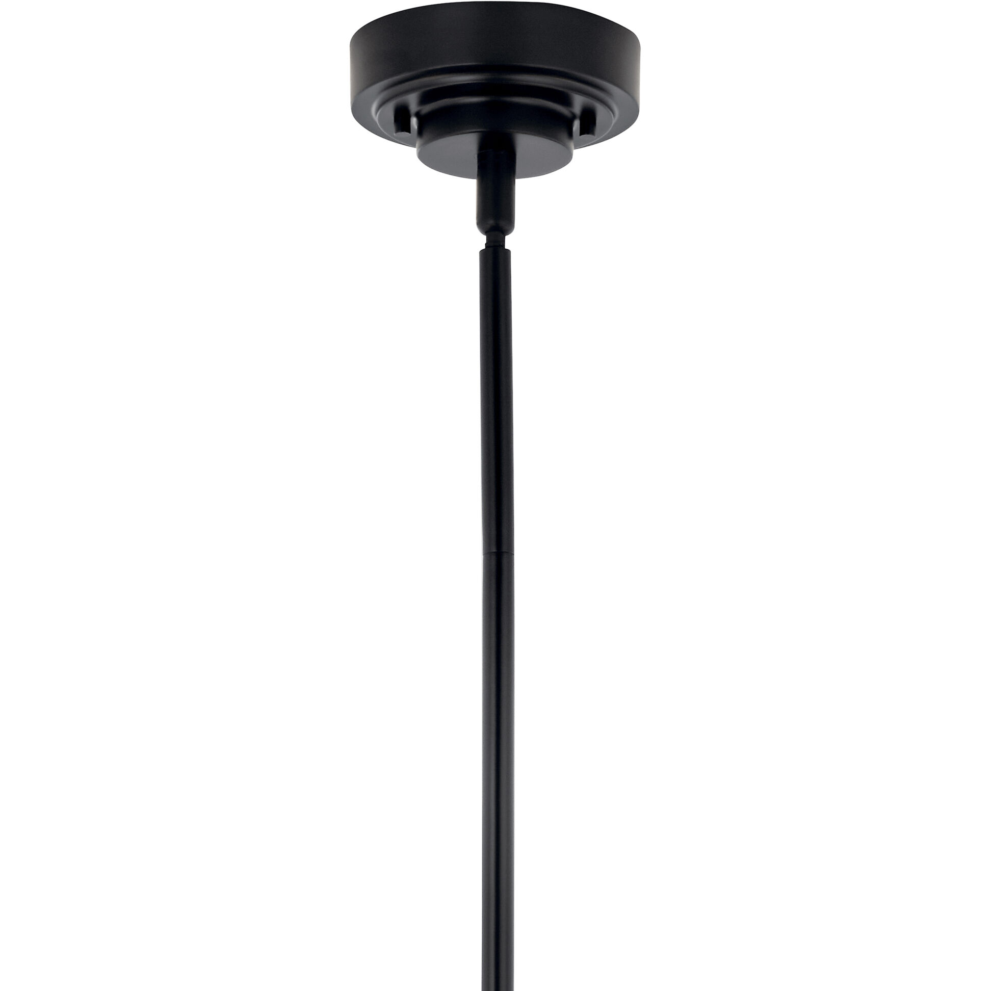 Sycara LED Black Chandelier Ceiling Light, 1 Tier Medium
