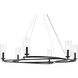 Harpin 6 Light Black Chandelier Ceiling Light