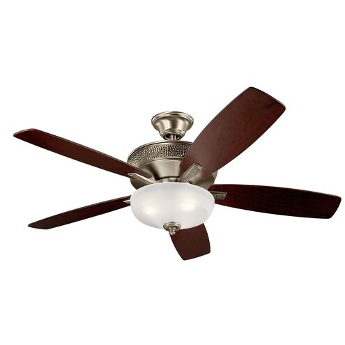 Monarch Ii Select 52 inch Burnished Antique Pewter with Black Cherry Blades Ceiling Fan