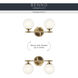 Benno 2 Light 14.75 inch Champagne Bronze Bath Bracket Wall Light, 2 Arm