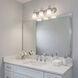 Independence 3 Light 24 inch Brushed Nickel Wall Mt Bath 3 Arm Wall Light