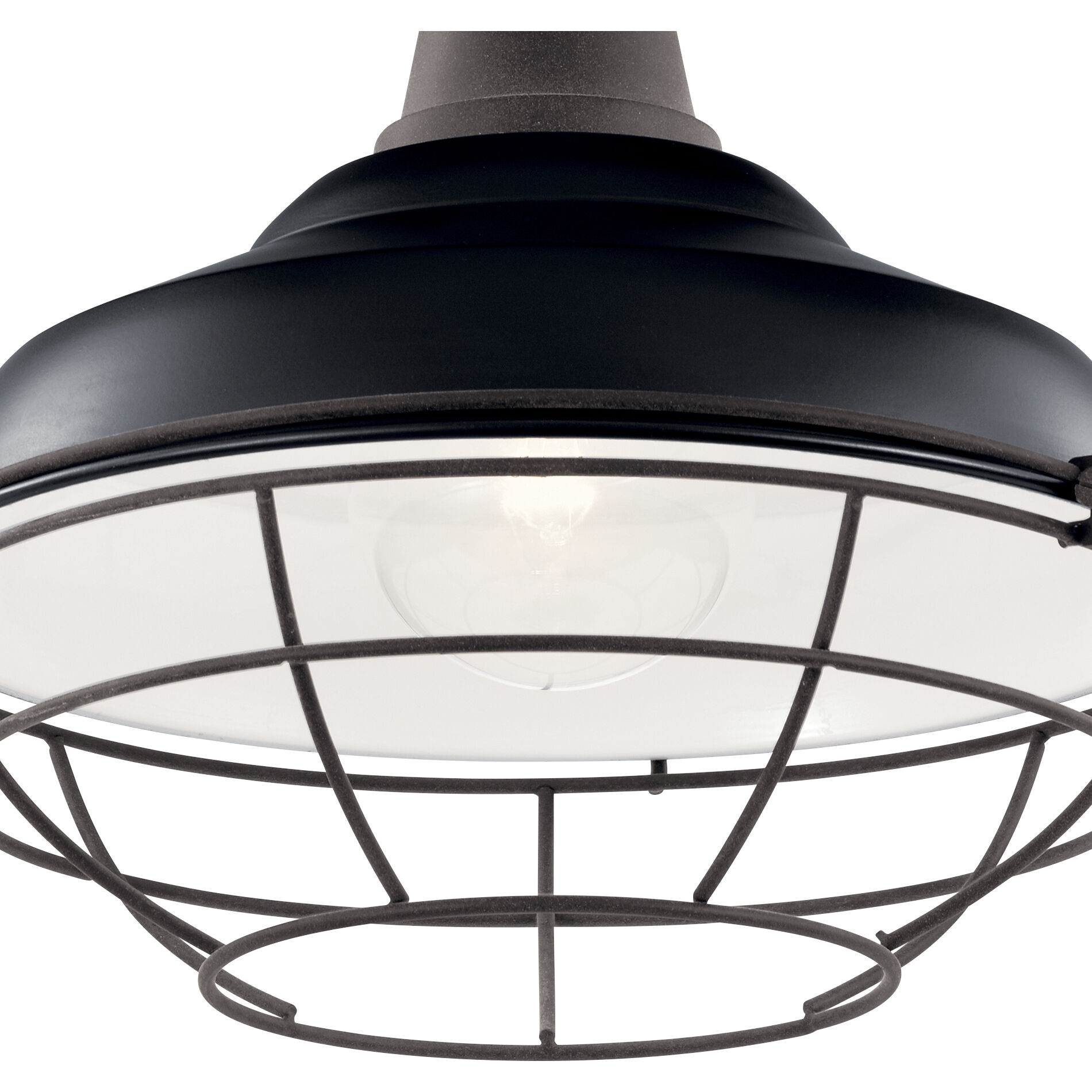 Pier 1 Light 12.5 inch Black Pendant/Semi Flush Ceiling Light