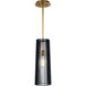 Linara 1 Light 6 inch Black Pendant Ceiling Light