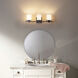 Tully 3 Light 24 inch Chrome Wall Mt Bath 3 Arm Wall Light