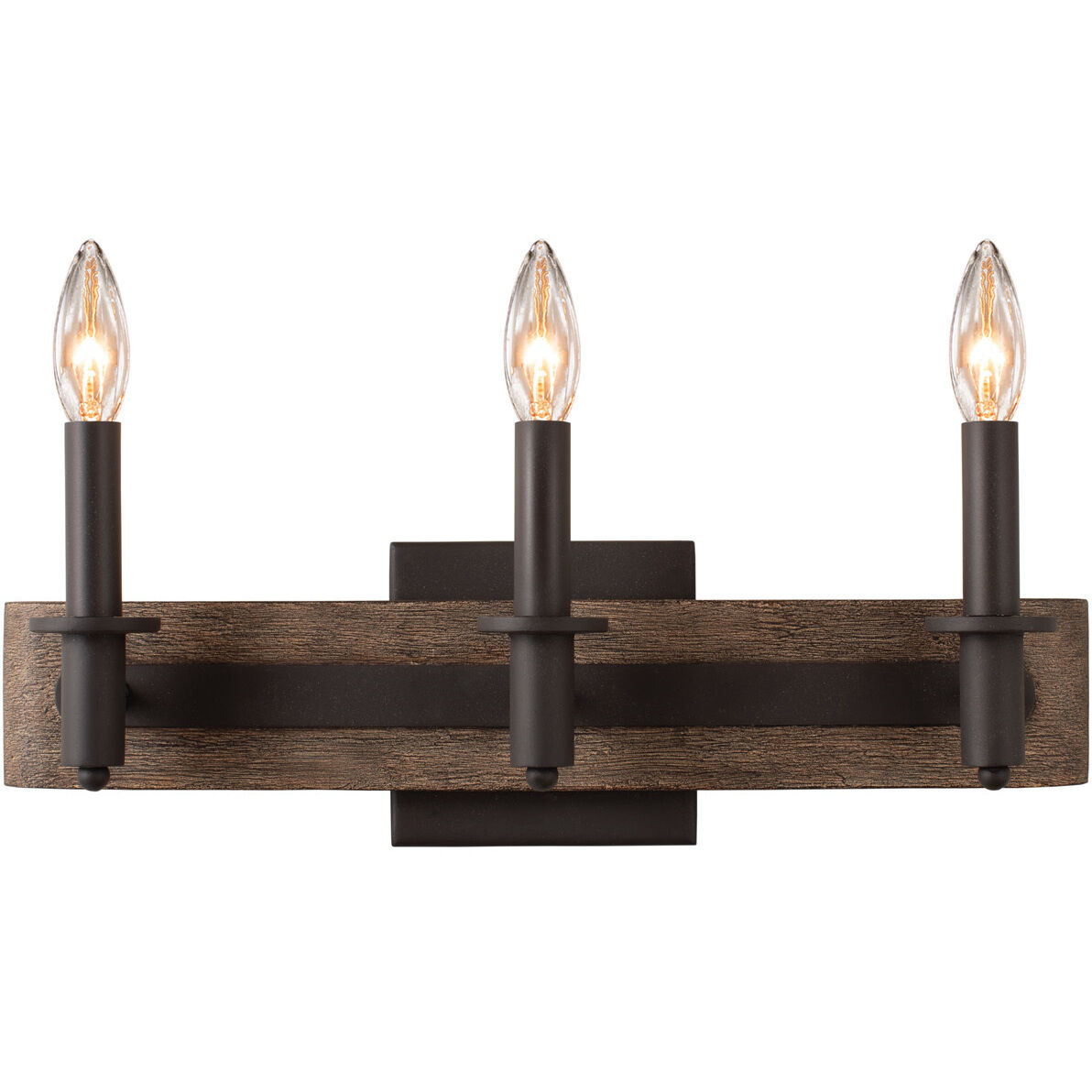 Duluth 3 Light 18 inch Satin Bronze Bath Vanity Light Wall Light