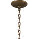 Homestead Opal 2 Light 12 inch Champagne Bronze Pendant Ceiling Light, Opal