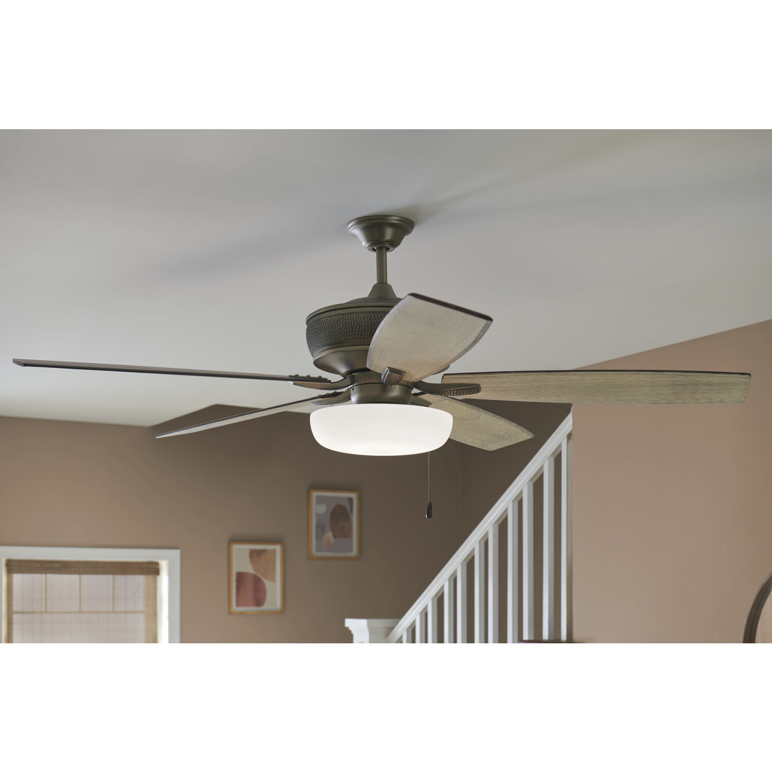 Soft Modern LED White Fan Light Kits