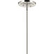 Eadie 6 Light 6 inch Polished Nickel Chandelier Ceiling Light