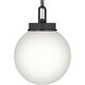 Andorra 1 Light Black Pendant Ceiling Light