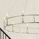 Rosalind 10 Light 50 inch Polished Nickel Chandelier Ceiling Light