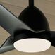 Fit 54 inch Satin Black with Satin Natural Black Blades Ceiling Fan