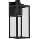 Branner 1 Light 14 inch Textured Black Outdoor Wall Light