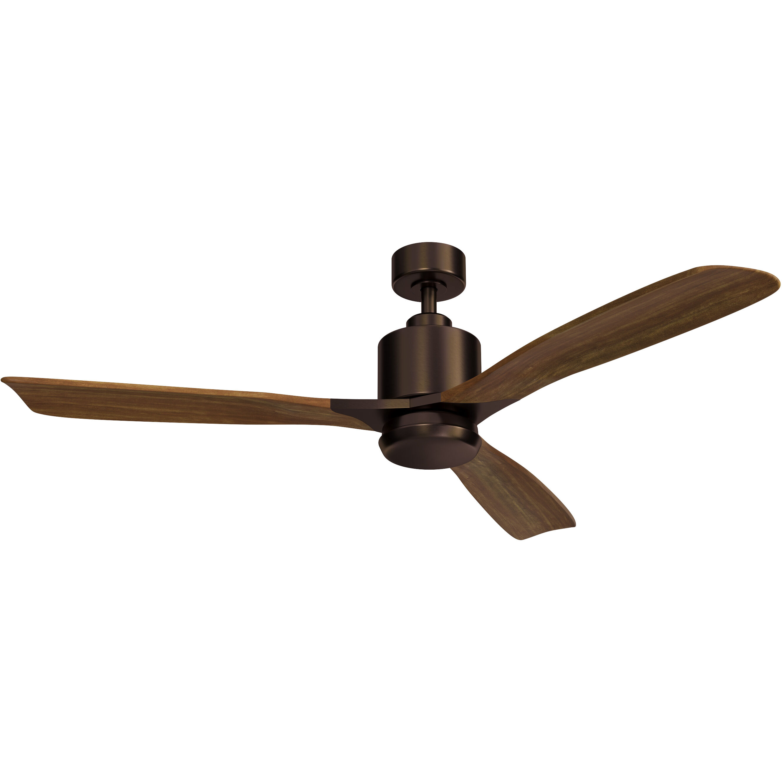 Ridley Ii 52 inch Oil Brushed Bronze with Walnut Blades Ceiling Fan