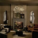 Khaite 6 Light Champagne Bronze Chandelier Ceiling Light