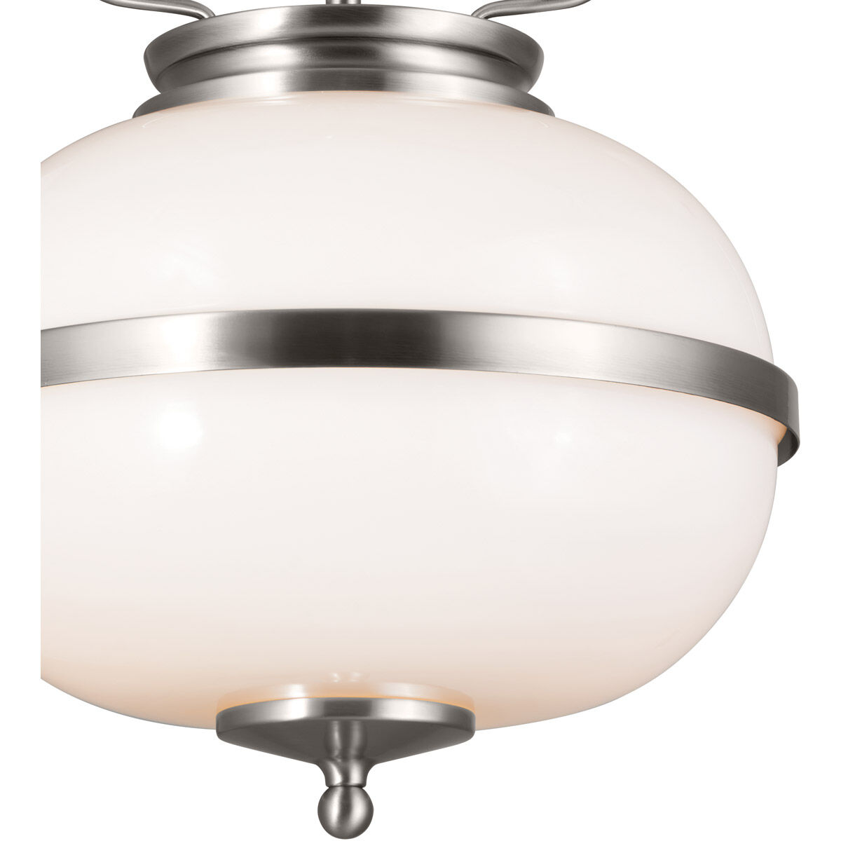 Homestead Opal 2 Light 12.25 inch Classic Pewter Pendant Ceiling Light