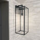Branner 1 Light 24 inch Black Textured Outdoor Wall, Large