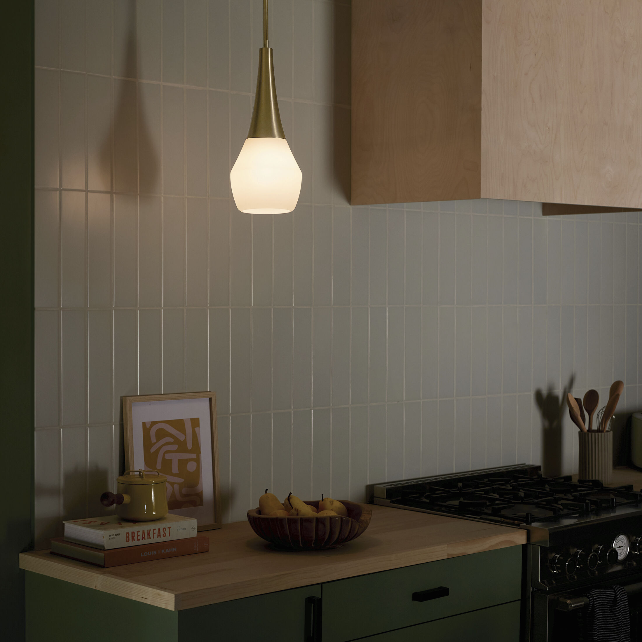 Deela LED 7 inch Champagne Bronze Pendant Ceiling Light