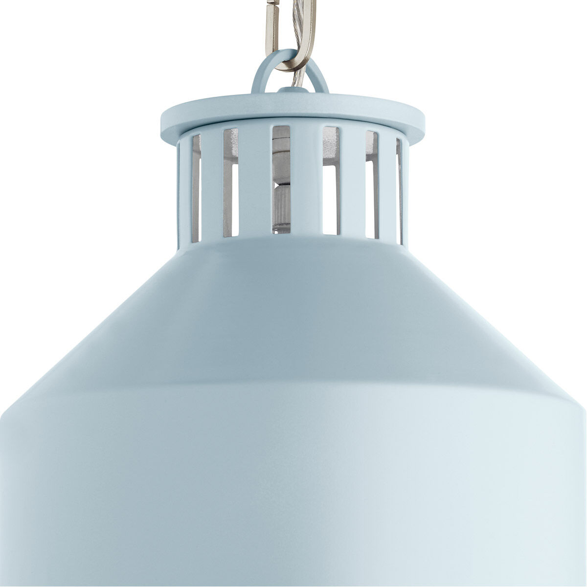 Montauk 1 Light 9 inch Light Blue Mini Pendant Ceiling Light