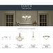 Dover 9 Light 27.75 inch Brushed Nickel Chandelier 2 Tier Ceiling Light