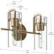 Niccol 2 Light 14 inch Champagne Bronze Vanity Light Wall Light
