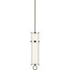 Riven LED Polished Nickel Mini Pendant Ceiling Light