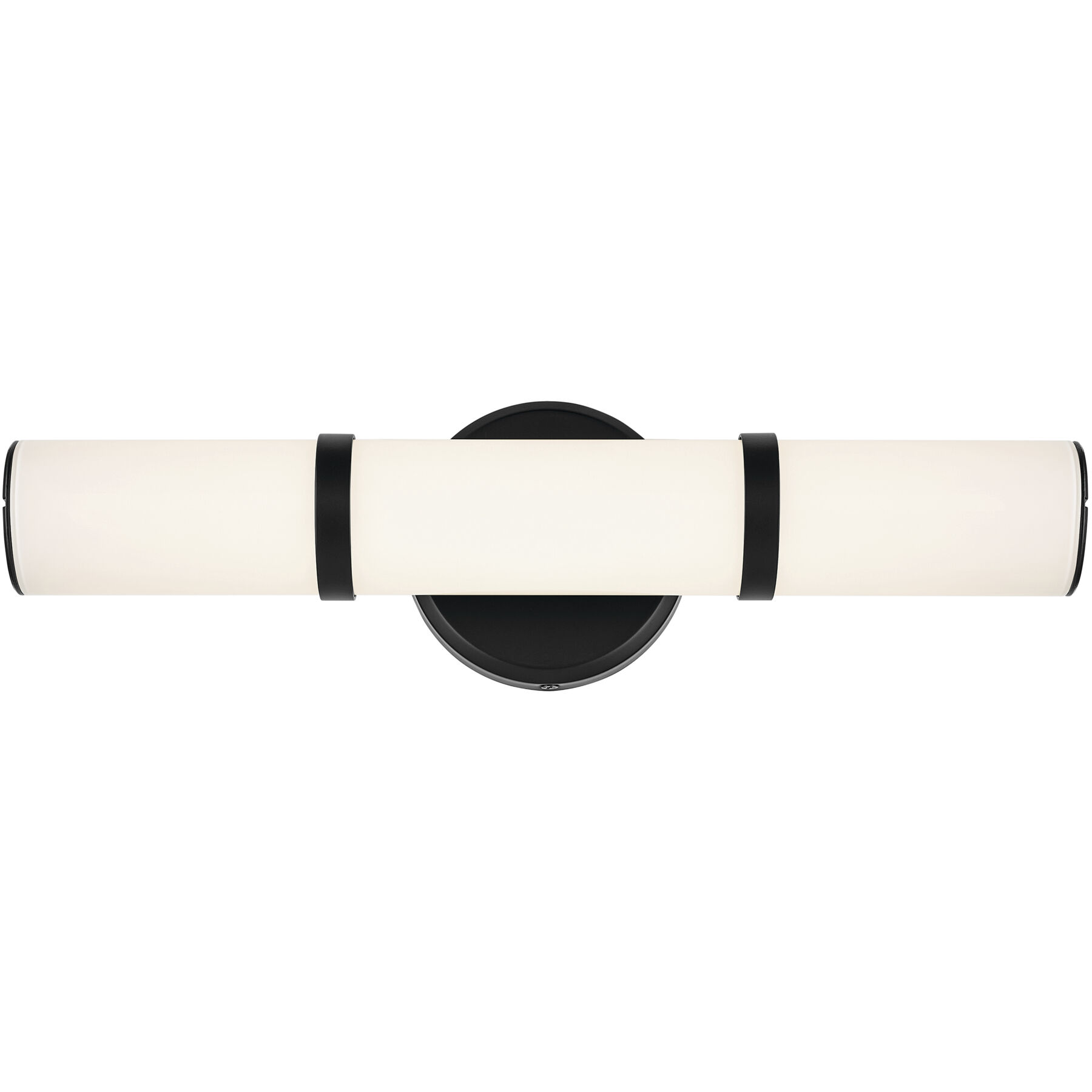 Rosh LED 18 inch Black Bath Bar Wall Light, Small