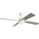 Lija 52 inch White Ceiling Fan