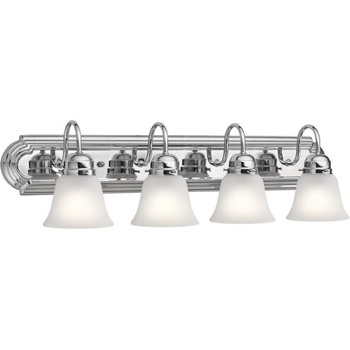 Independence 4 Light 30 inch Chrome Wall Mt Bath 4 Arm Wall Light