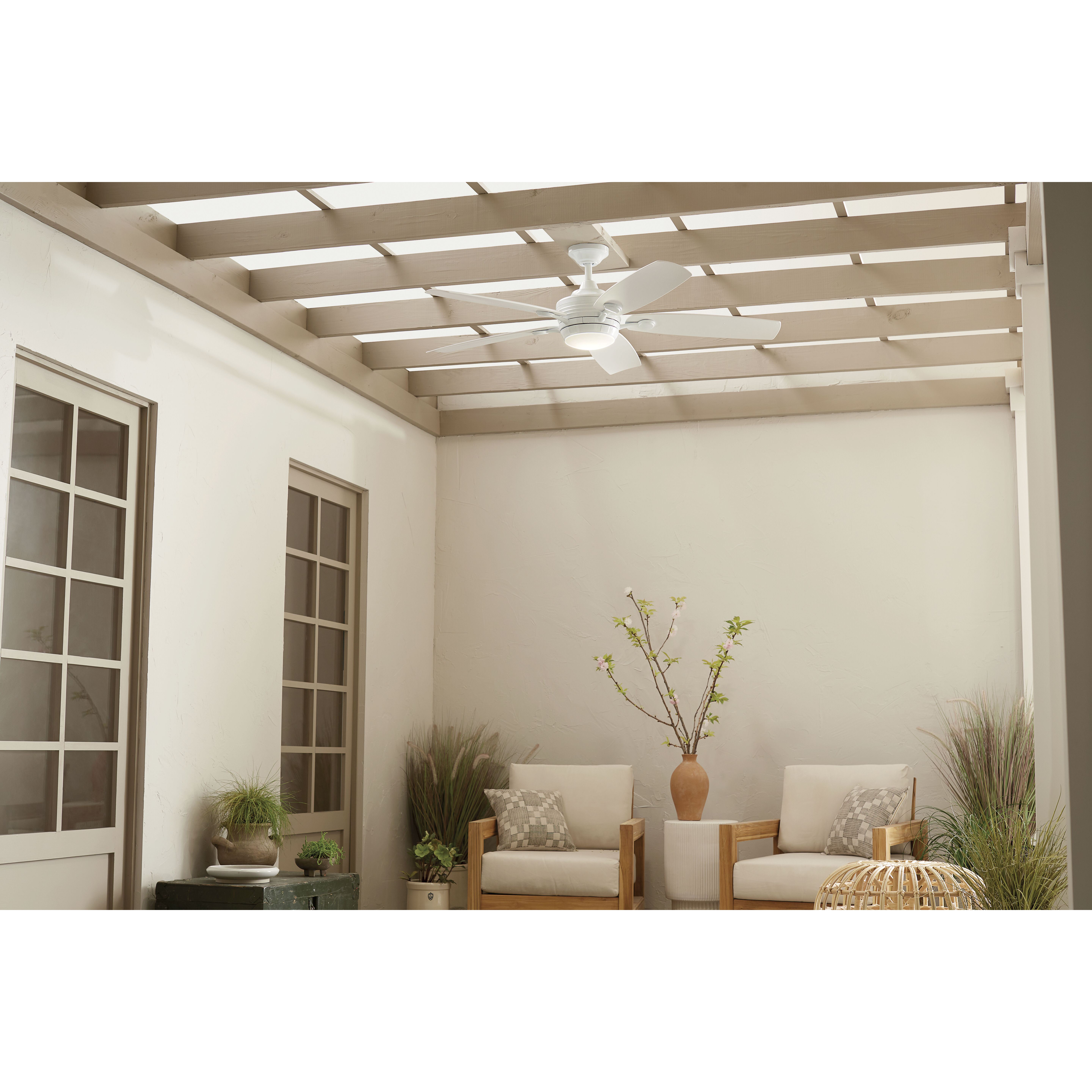 Tranquil 56 inch White Ceiling Fan