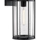 Camillo 1 Light 18 inch Textured Black Outdoor Wall Mount, Large
