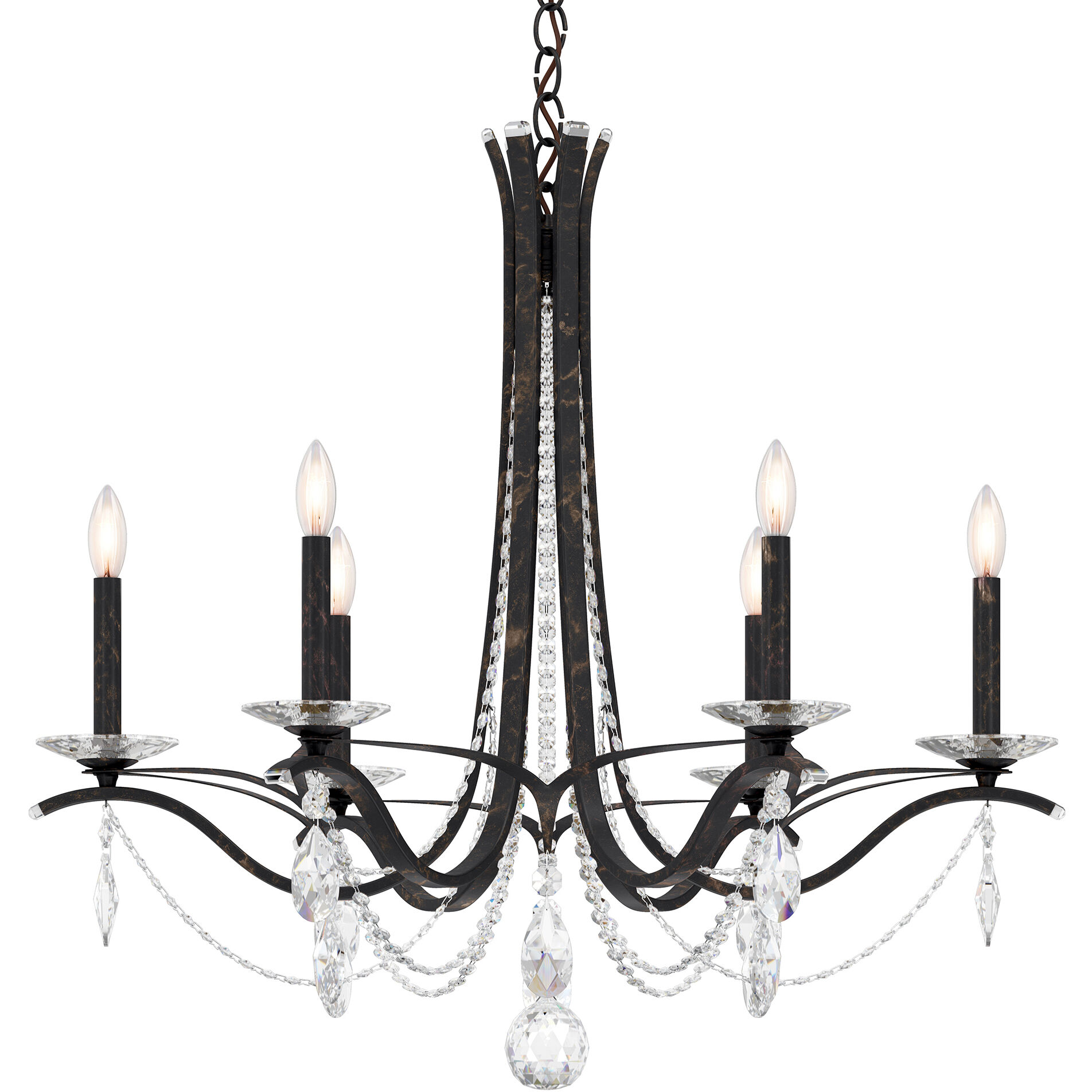 Vesca 6 Light 33.00 inch Chandelier