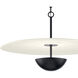 Mikale LED Black Pendant Ceiling Light