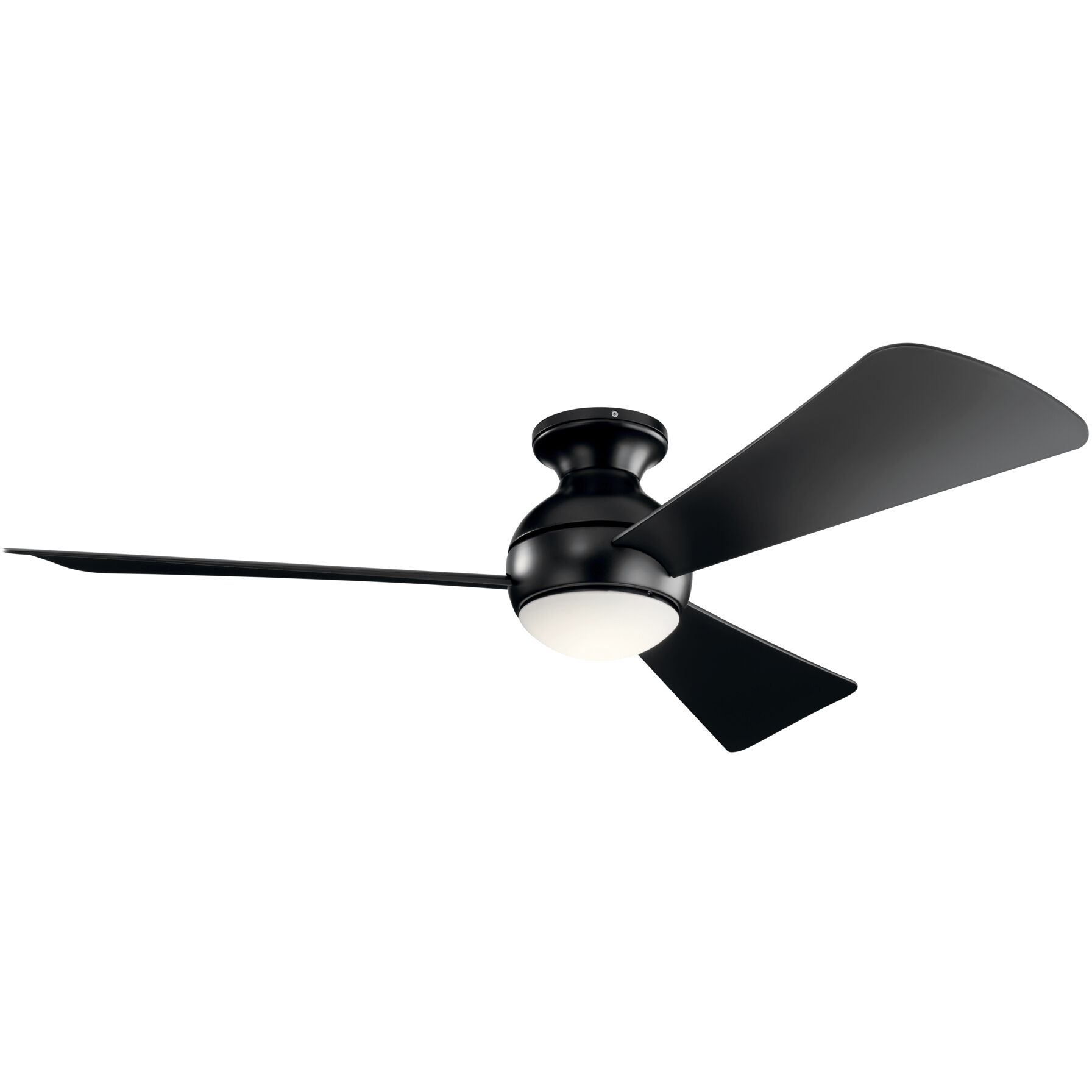 Sola 54 inch Satin Black Ceiling Fan