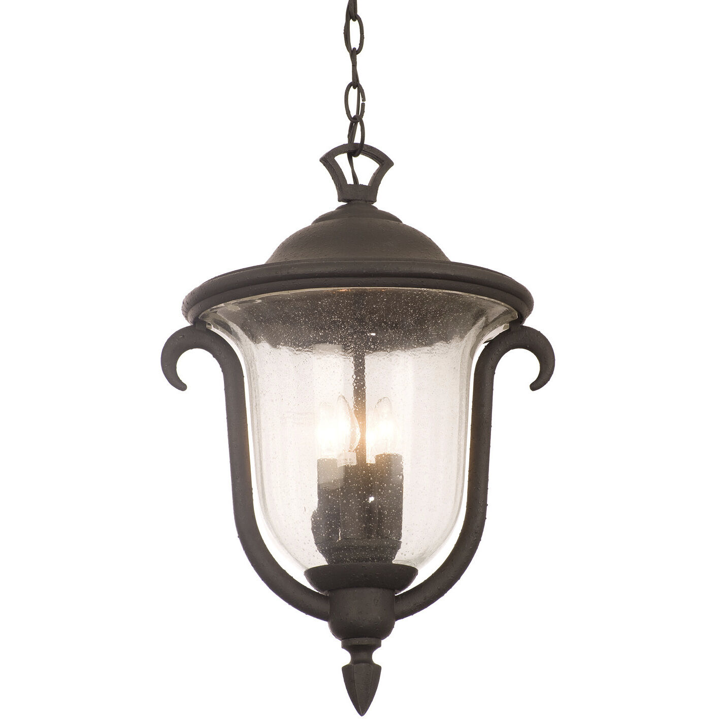 Santa Barbara Outdoor 3 Light 12.75 inch Foyer Pendant