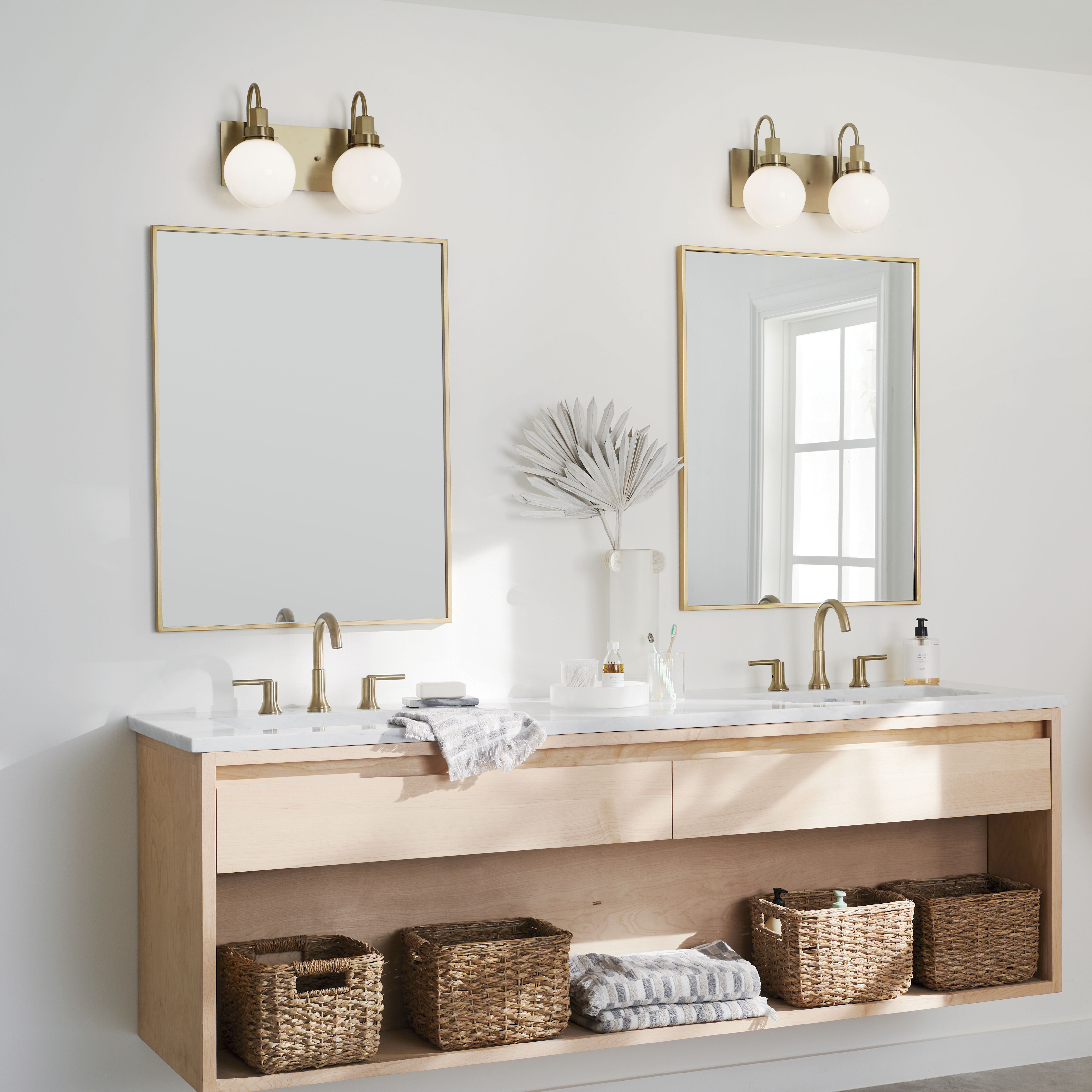 Kichler 55150CPZ Hex LED 14.25 inch Champagne Bronze Bathroom Vanity Light Wall Light