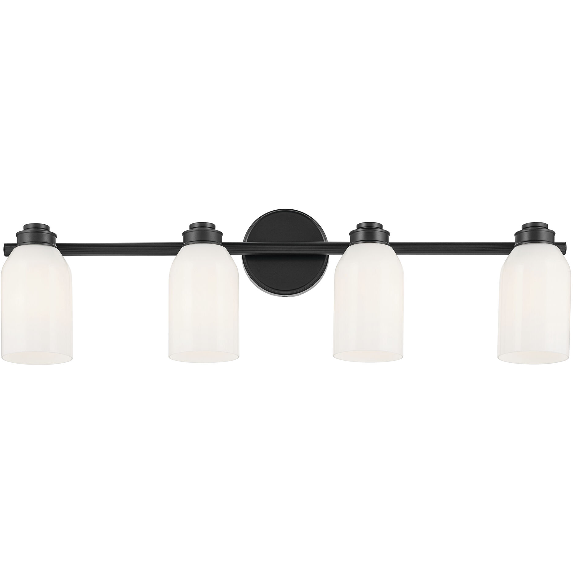 Shae 4 Light 32 inch Black Vanity Light Wall Light