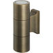 LED Retrofit 2 Light 4.25 inch Centennial Brass Up & Down Sconce