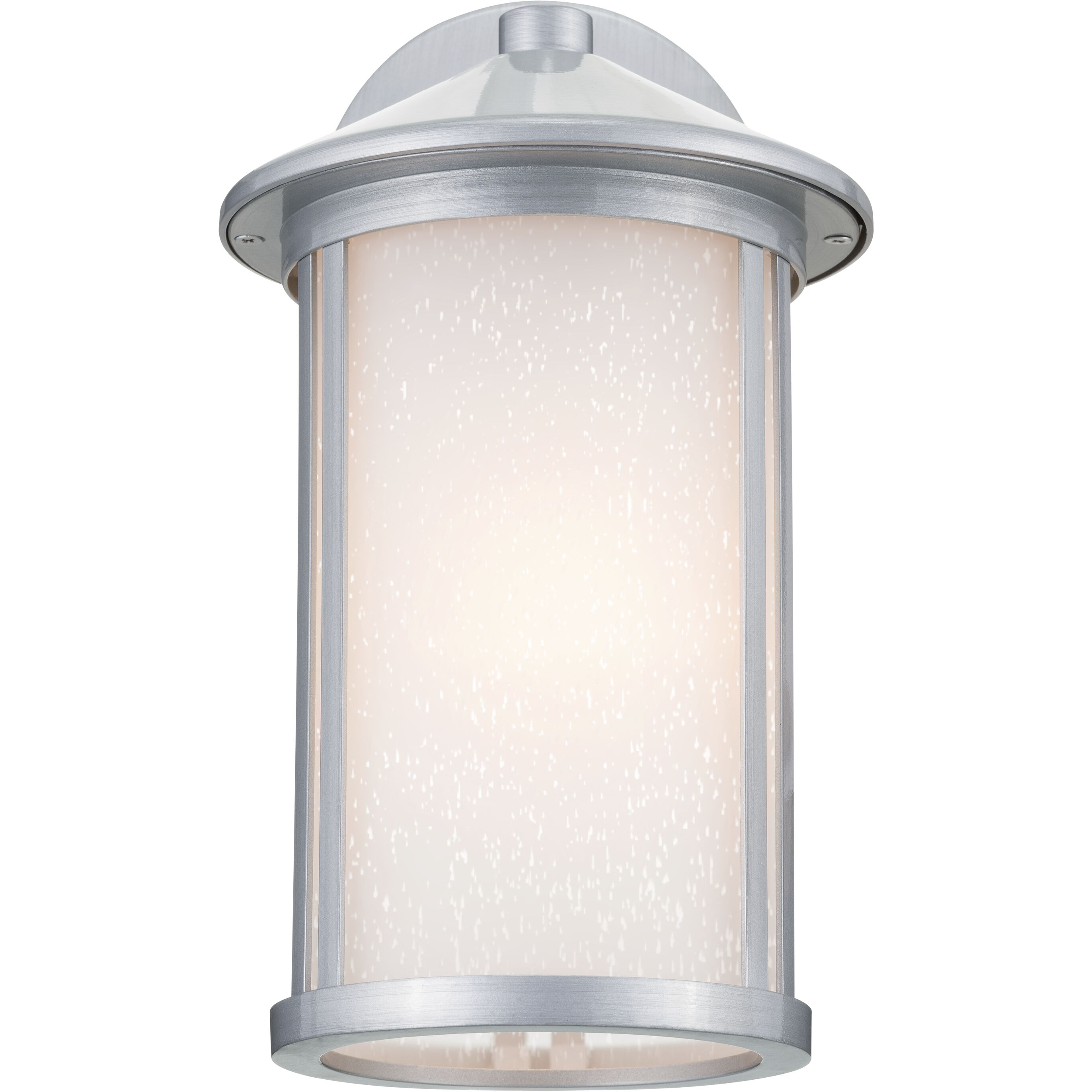 Lombard 1 Light 12.75 inch Brushed Aluminum Outdoor Wall Sconce, Medium