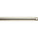Independence Polished Nickel Fan Down Rod, 60 inch