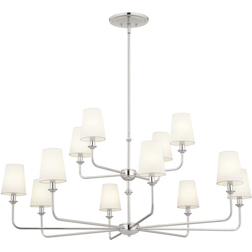 Pallas 12 Light 42.75 inch Polished Nickel Chandelier Ceiling Light