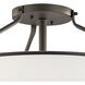Alkire 4 Light 22 inch Olde Bronze Semi Flush Light Ceiling Light