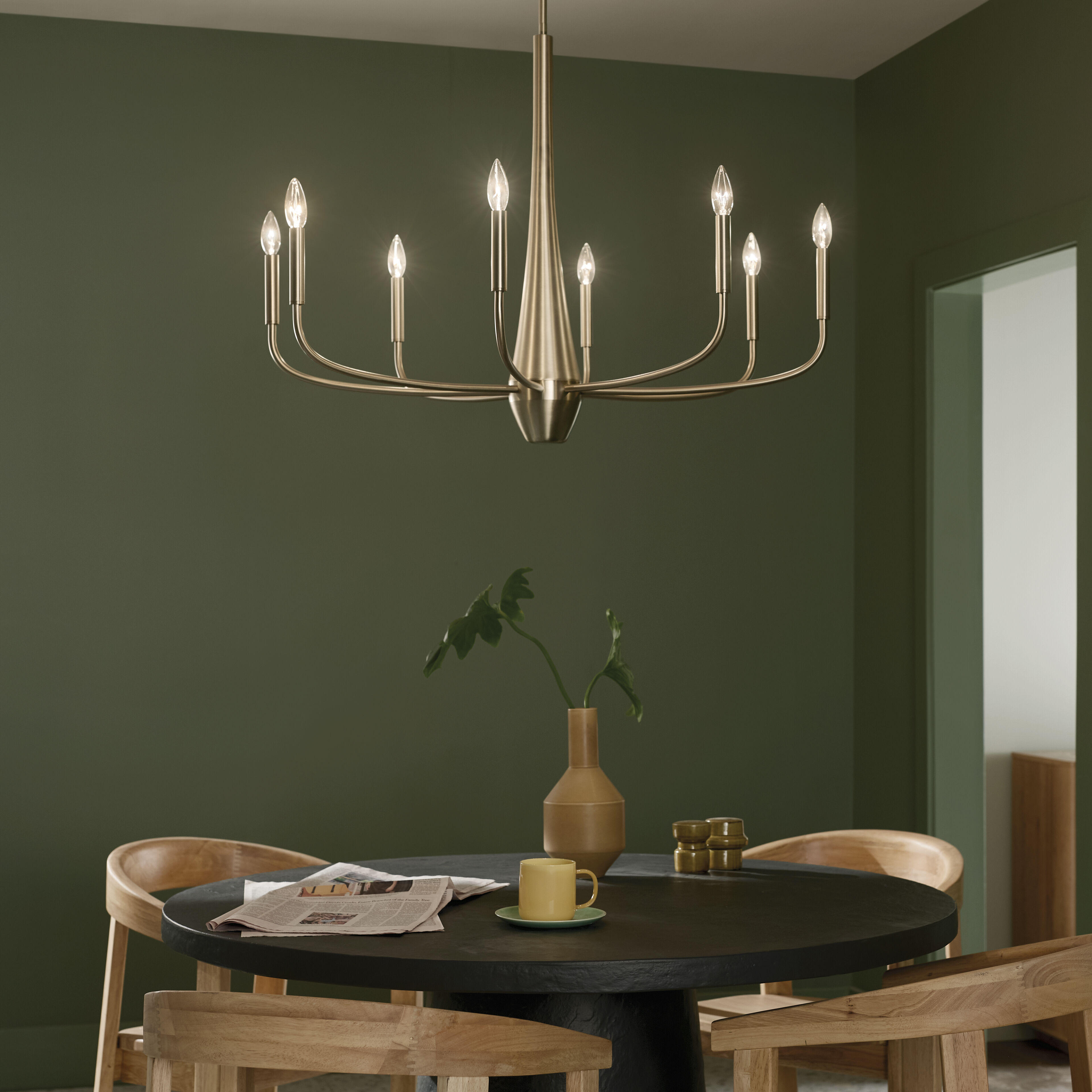 Champagne bronze sale chandelier