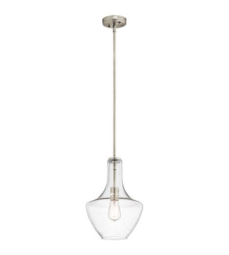 Brushed nickel pendant light fixtures top