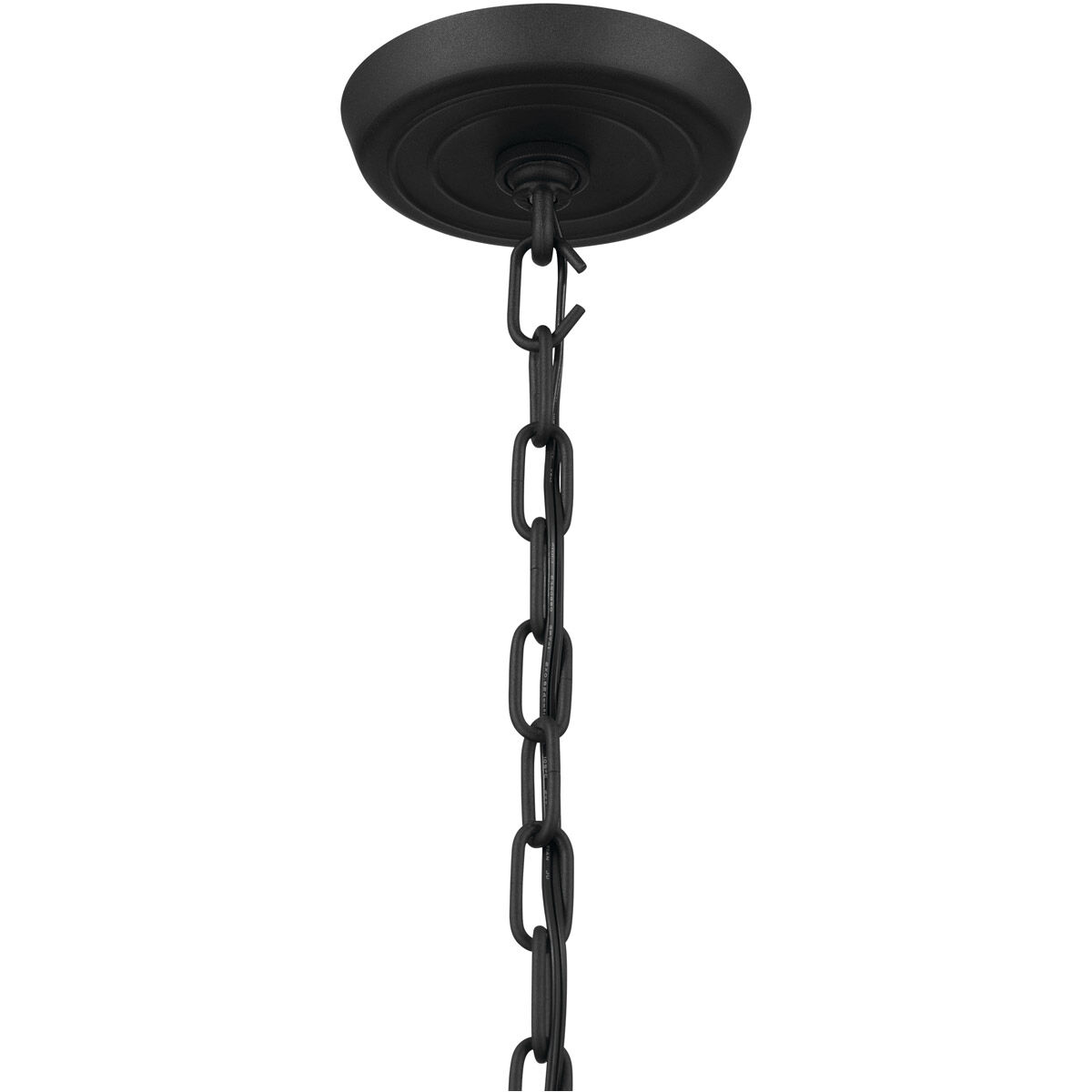 Homestead Topiary 6 Light 28.25 inch Textured Black Chandelier Ceiling Light
