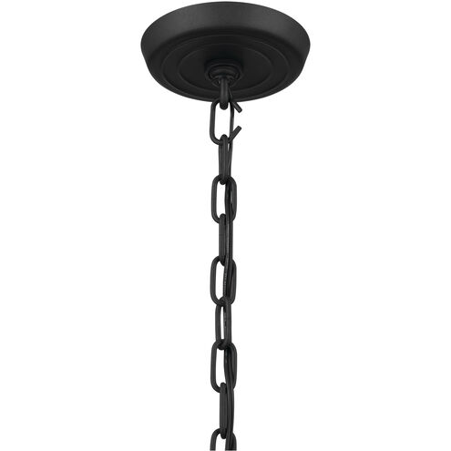 Homestead Topiary 6 Light 28 inch Textured Black Chandelier Ceiling Light, Topiary