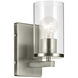Crosby 1 Light 4.5 inch Brushed Nickel Wall Sconce Wall Light
