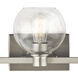 Harmony 3 Light 25 inch Brushed Nickel Wall Mt Bath 3 Arm Wall Light